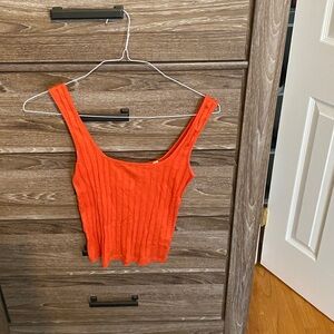 Vince Bold Orange Tank Top